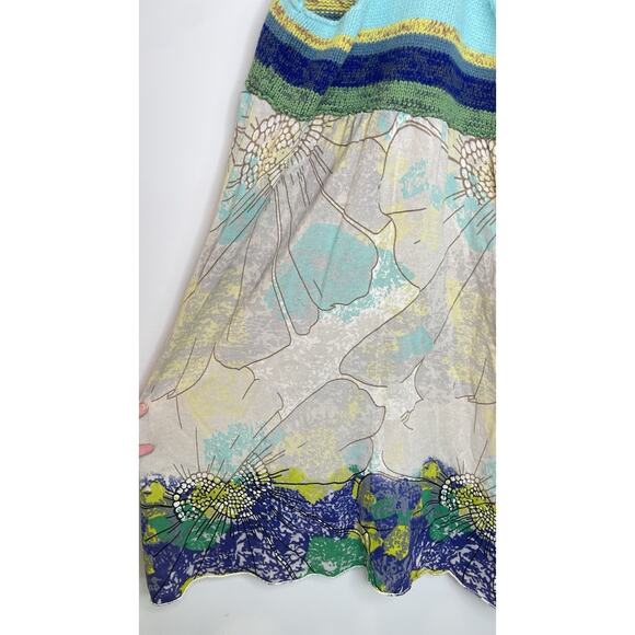 Free People Y2K ASO Selena Gomez as Alex Russo Knit Floral Tunic Dress Sz XS - Picture 8 of 16